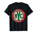 Flatbush Ave Brooklyn Nyc Circle Sign T-Shirt - Graphic Print Unisex - T-Shirt, Sweatshirt, Hoodie