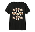 Baseball Mom Coquette Bow Baseball Lover T-Shirt - Minimalist Print Unisex - T-Shirt, Sweatshirt, Hoodie