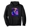 Golden Retriever Vaporwave Dj Dog Hoodie - Streetwear Style Men Women - T-Shirt, Sweatshirt, Hoodie
