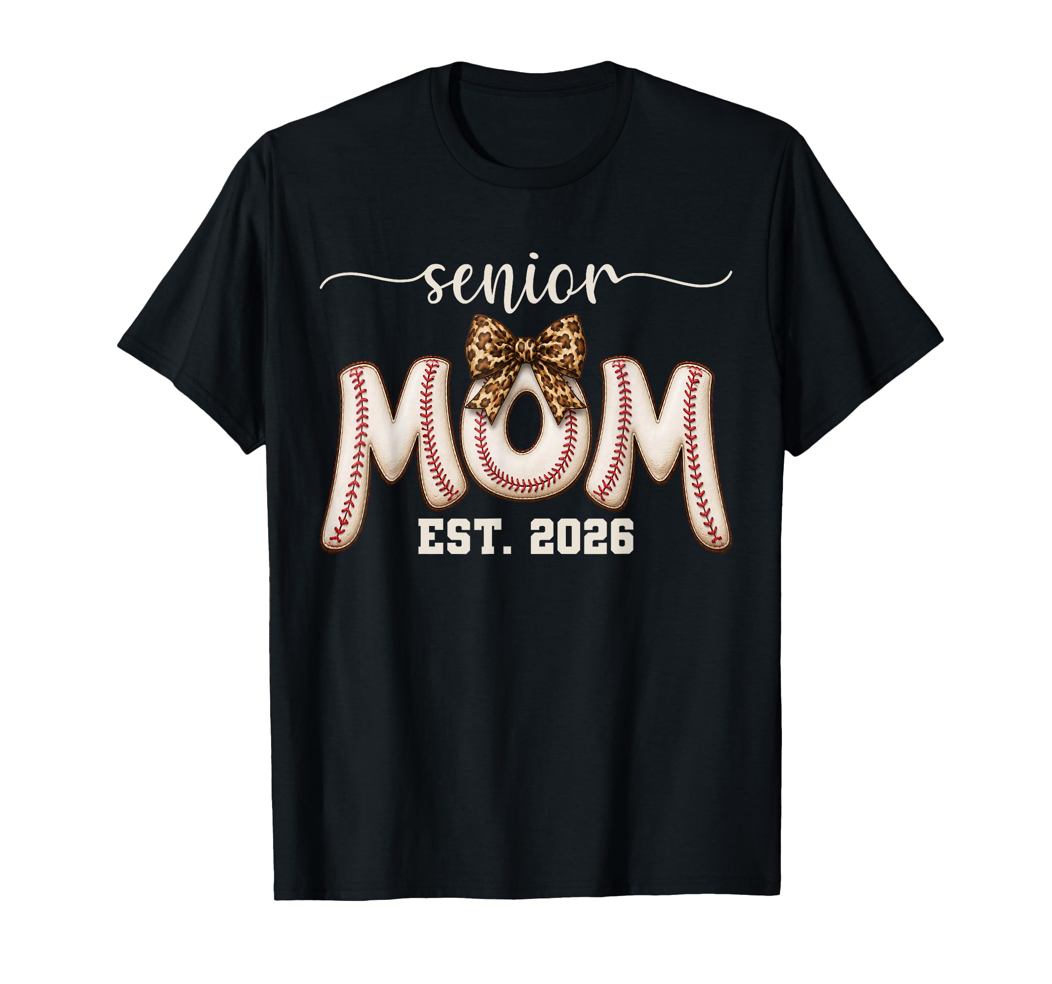 Baseball Senior Mom Class 2026 T-Shirt - Casual Everyday Wear Unisex - T-Shirt, Sweatshirt, Hoodie