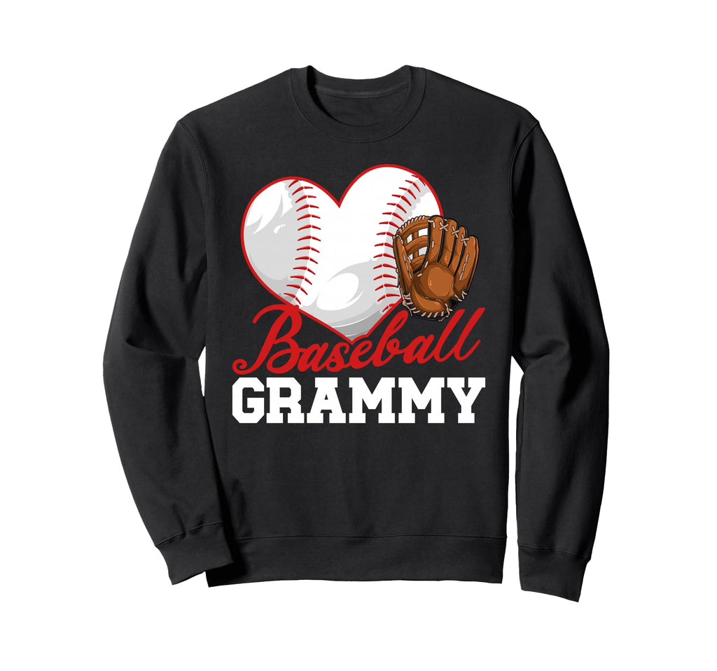 Baseball Grammy Heart Grammy Sweatshirt - Streetwear Style for Adults - T-Shirt, Sweatshirt, Hoodie