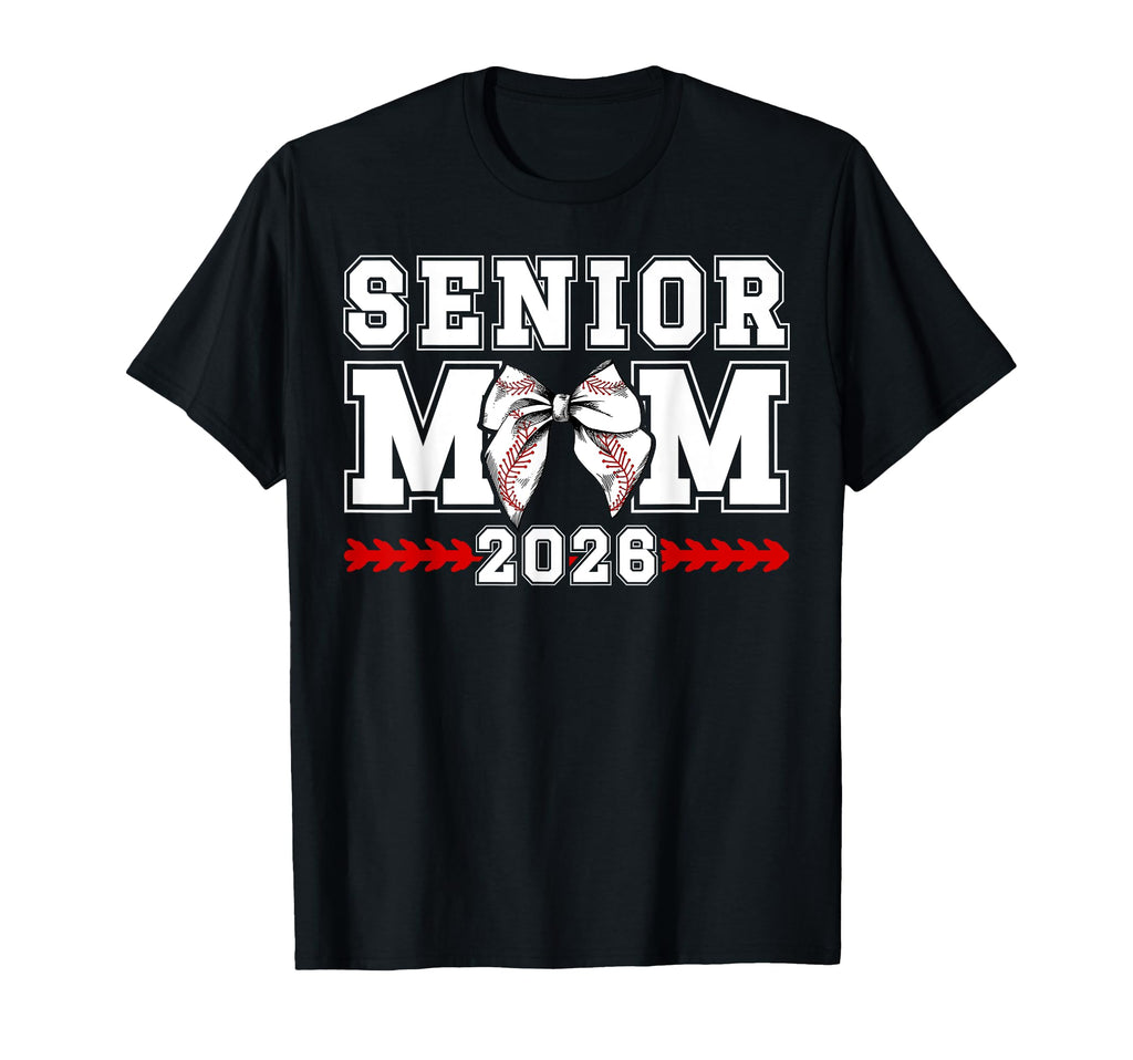 Baseball Senior Mom 2026 Baseball T-Shirt - Novelty Apparel for Adults - T-Shirt, Sweatshirt, Hoodie