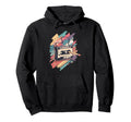 1980S Music Vibes 80S Cassette Tape Pencil Hoodie - Graphic Print Unisex - T-Shirt, Sweatshirt, Hoodie