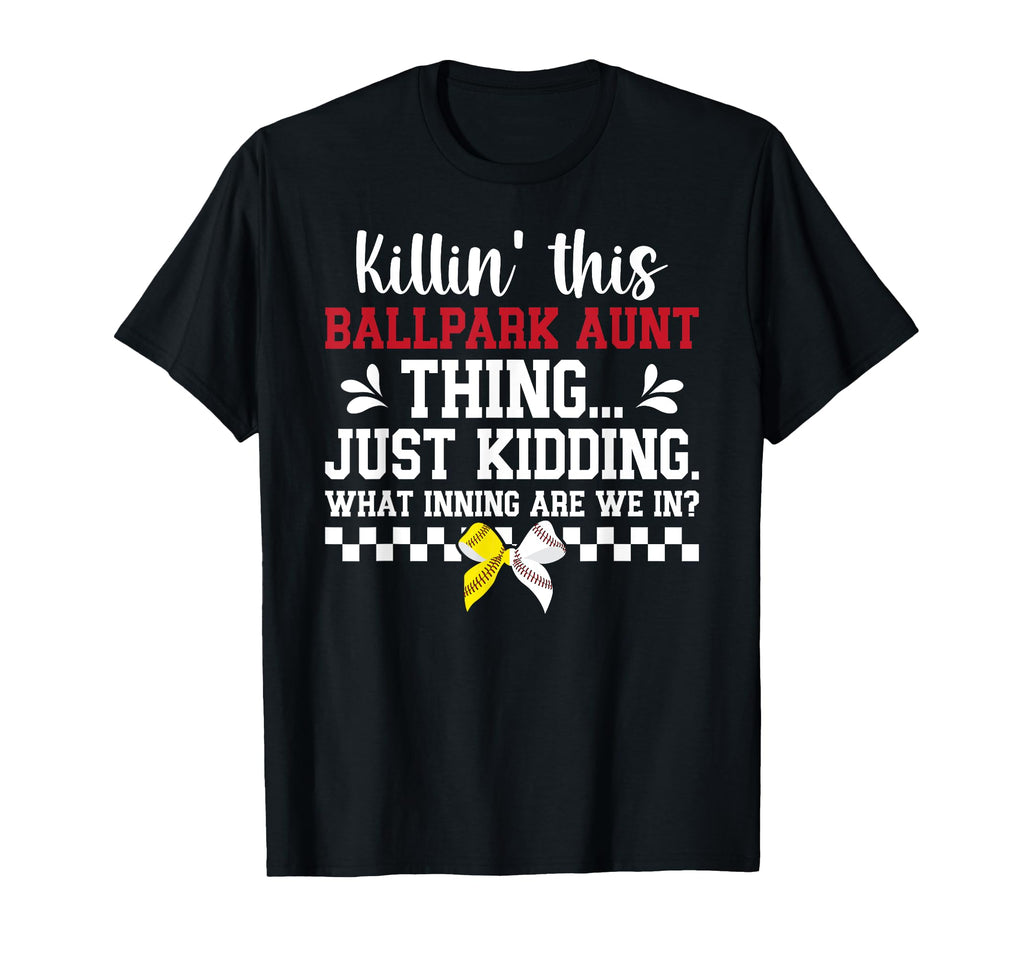 This Ballpark Aunt Thing Baseball T-Shirt - Aesthetic Graphic for Adults - T-Shirt, Sweatshirt, Hoodie