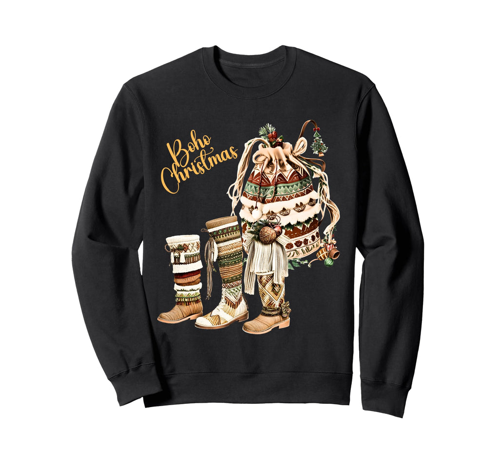 Boho Holiday Decor Sweatshirt - Aesthetic Graphic Unisex - T-Shirt, Sweatshirt, Hoodie