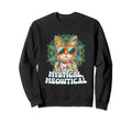 Lets Get Mystical Meowtical Boho Cat Sweatshirt - Trendy Graphic Unisex - T-Shirt, Sweatshirt, Hoodie