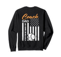 Baseball Coach Dad Usa American Sweatshirt - Trendy Graphic for Adults - T-Shirt, Sweatshirt, Hoodie