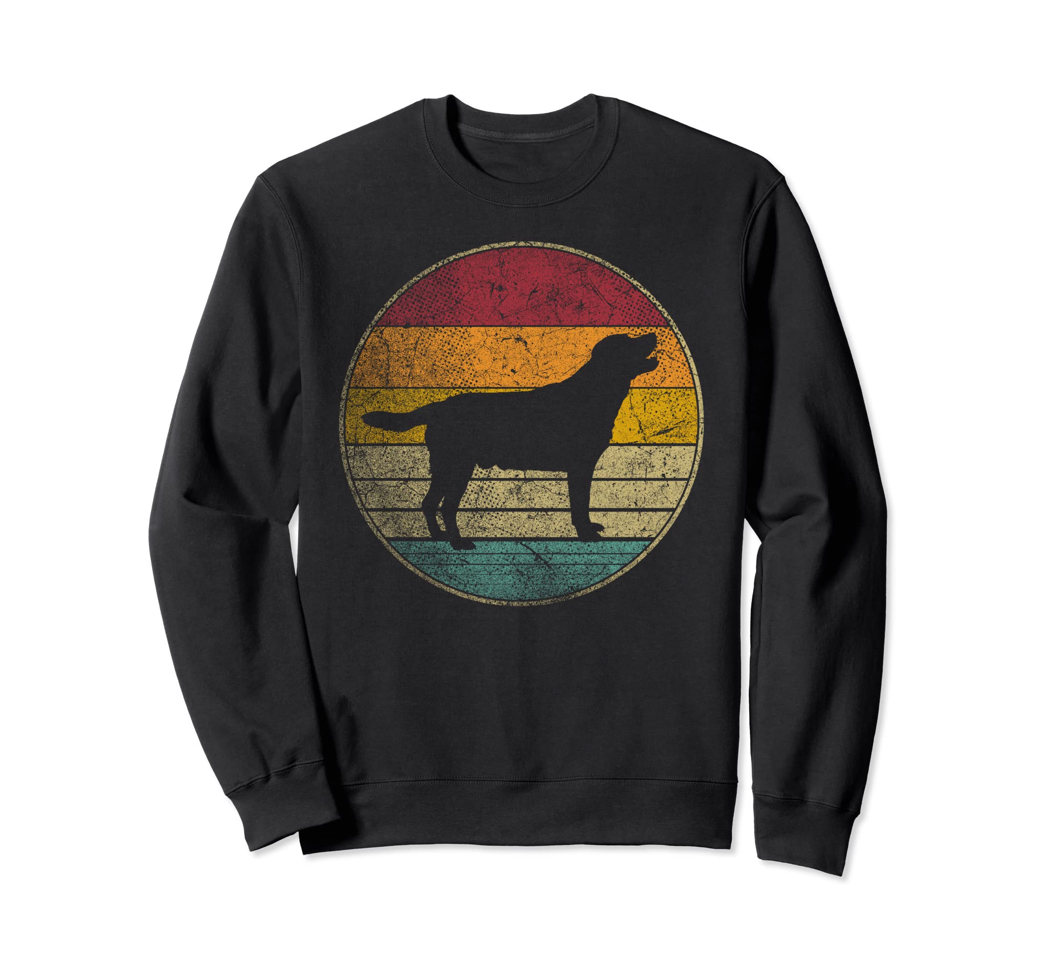 Labrador Retriever Dog Distressed Sweatshirt - Fun Novelty Design Unisex - T-Shirt, Sweatshirt, Hoodie
