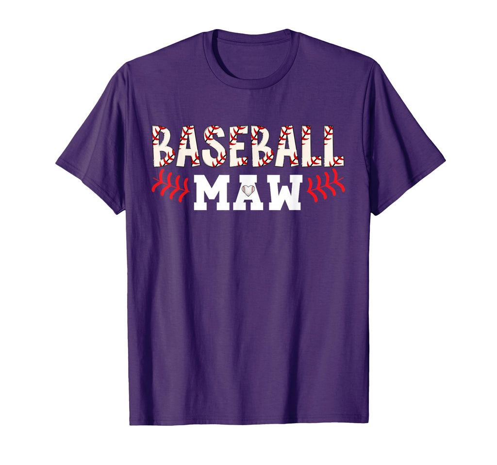 Baseball Maw Grandma Maw Baseball T-Shirt - Fun Novelty Design Men Women - T-Shirt, Sweatshirt, Hoodie