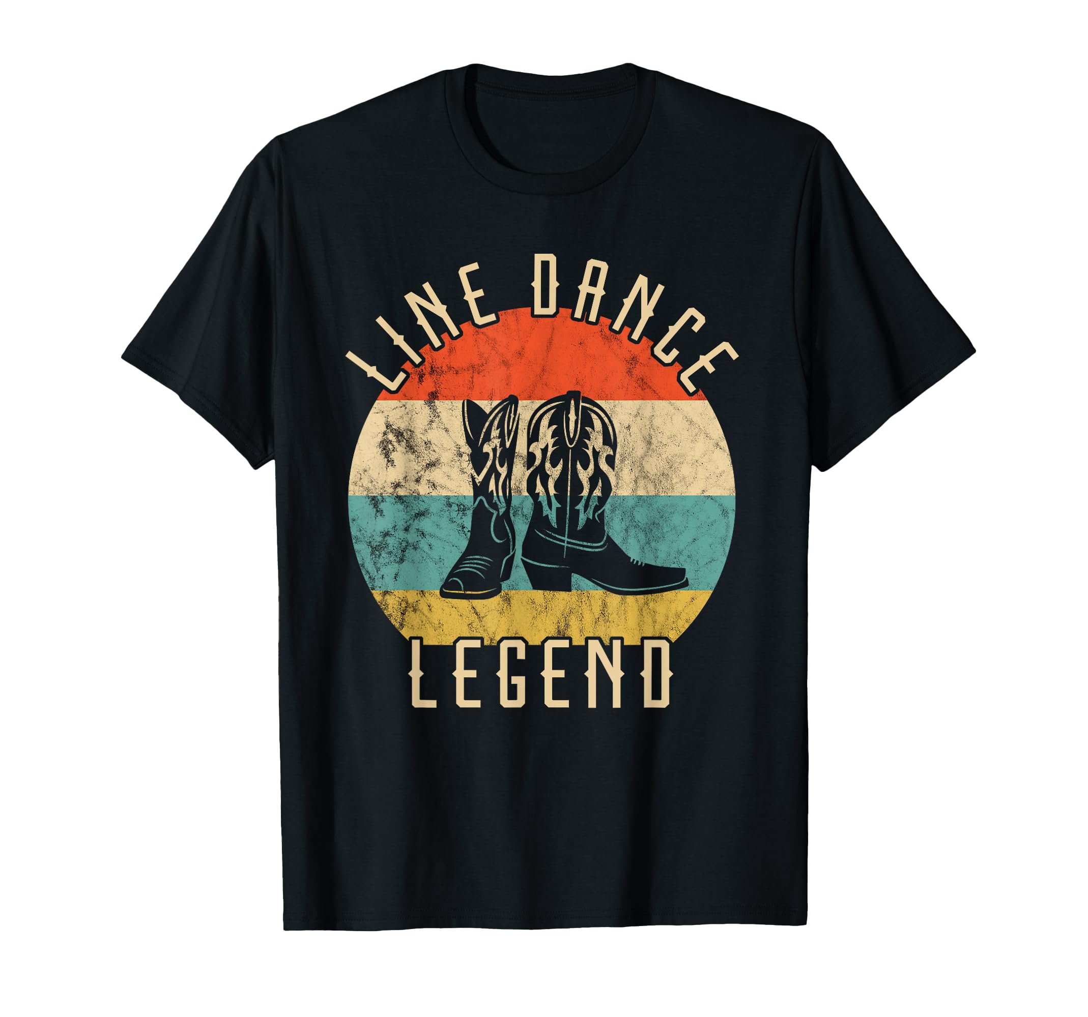 Line Dance Legend Cowboy Boots Sunset T-Shirt - Streetwear Style Men Women - T-Shirt, Sweatshirt, Hoodie