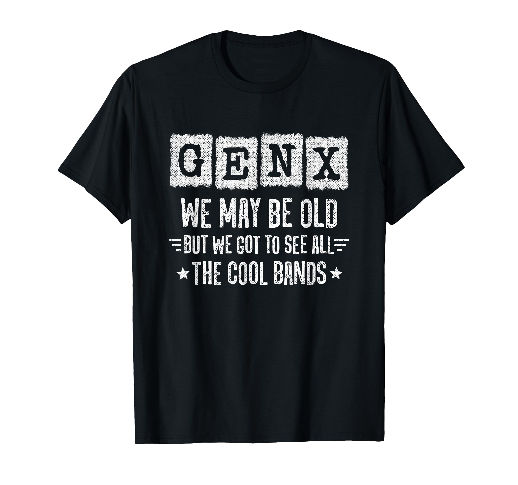 Generation X Got To See All Bands T-Shirt - Minimalist Print Men Women - T-Shirt, Sweatshirt, Hoodie
