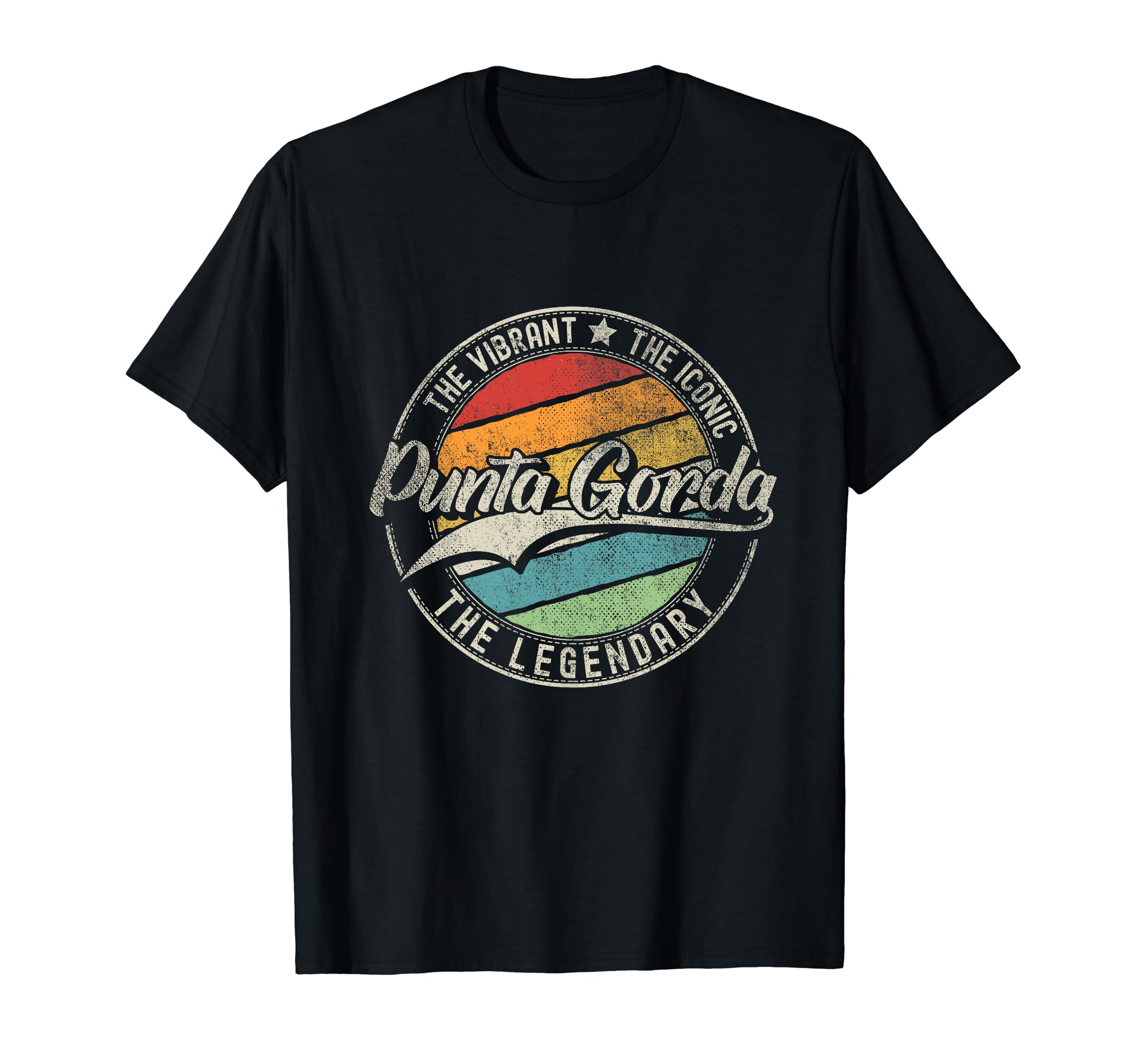 Punta Gorda Fl Florida Distressed T-Shirt - Graphic Print Men Women - T-Shirt, Sweatshirt, Hoodie