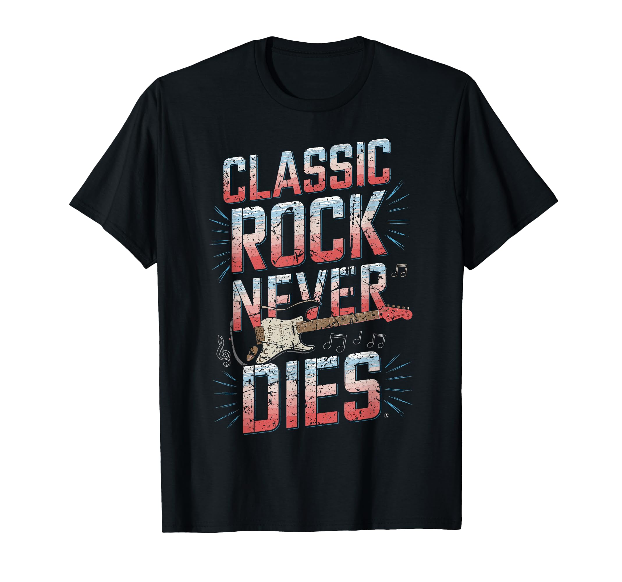 Rock Never Dies Music Lover Fans T-Shirt - Novelty Apparel Unisex - T-Shirt, Sweatshirt, Hoodie