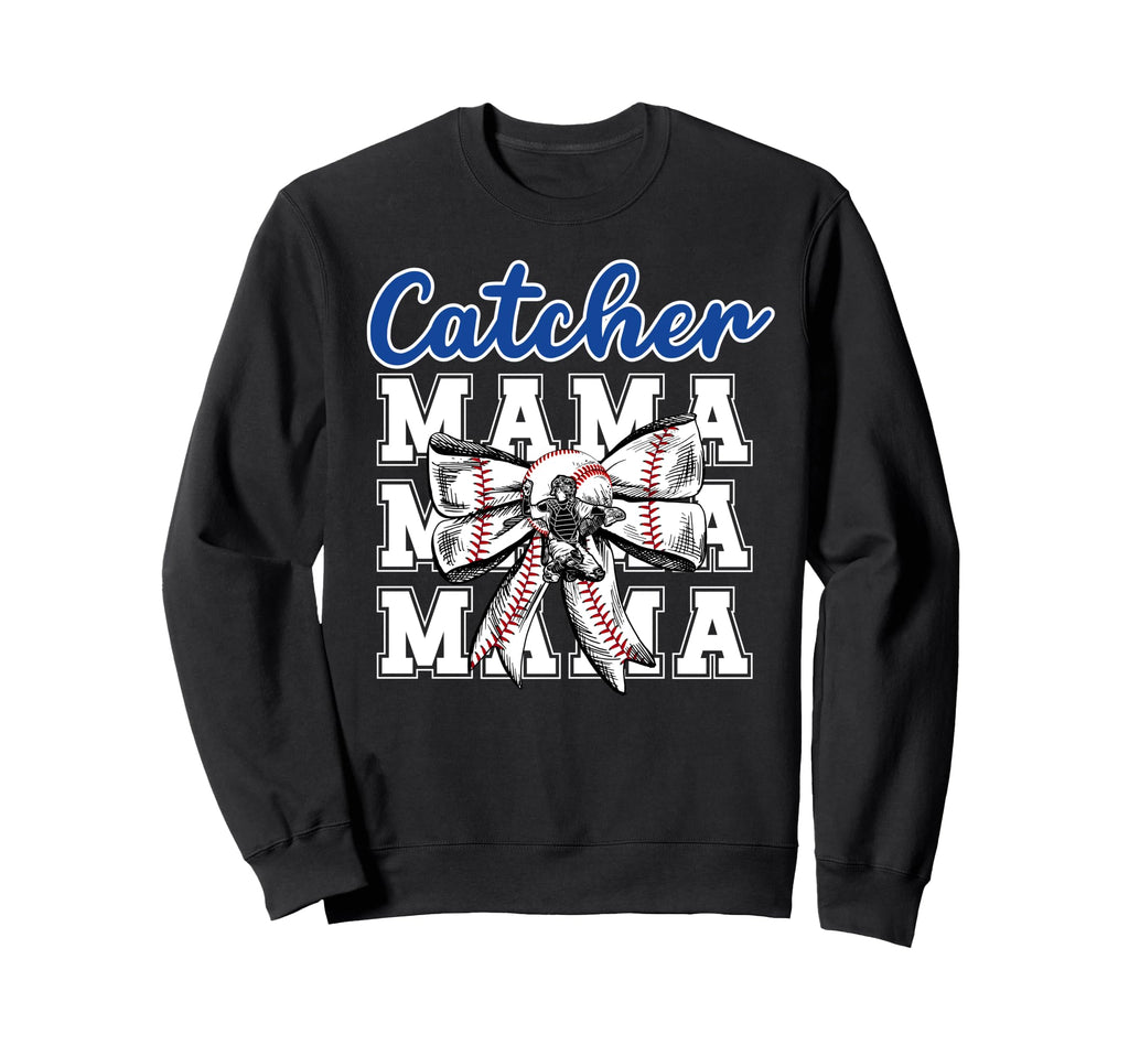 Baseball Catcher Mama Coquette Sweatshirt - Fun Novelty Design Unisex - T-Shirt, Sweatshirt, Hoodie
