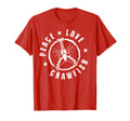 Funny Crawfish Boil Peace Love T-Shirt - Trendy Graphic for Adults - T-Shirt, Sweatshirt, Hoodie