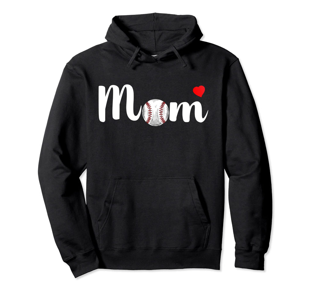 Baseball Mom Gift Baseball Mom Hoodie - Minimalist Print Unisex - T-Shirt, Sweatshirt, Hoodie