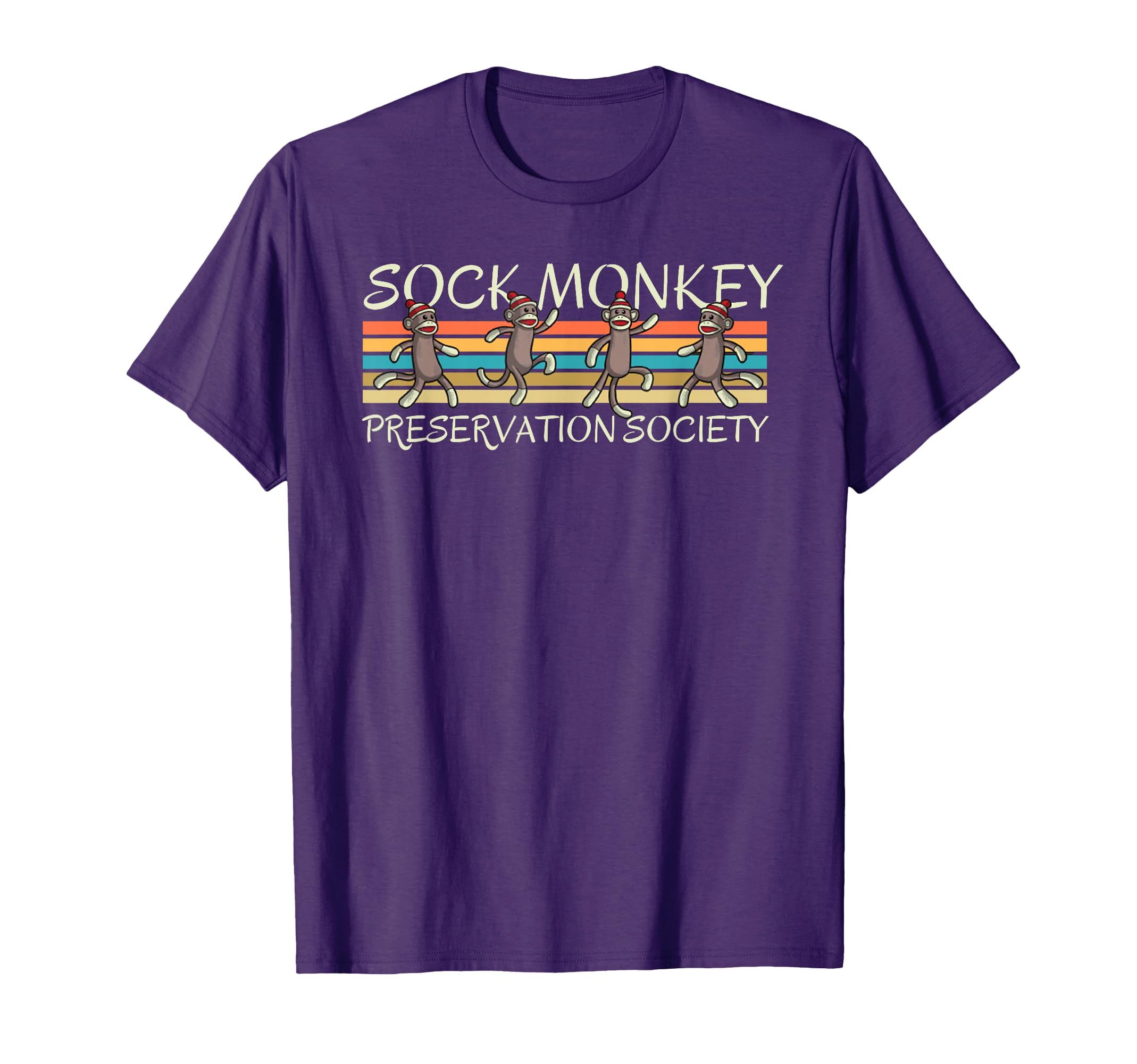 Sock Monkey Preservation Society T-Shirt - Fun Novelty Design for Adults - T-Shirt, Sweatshirt, Hoodie