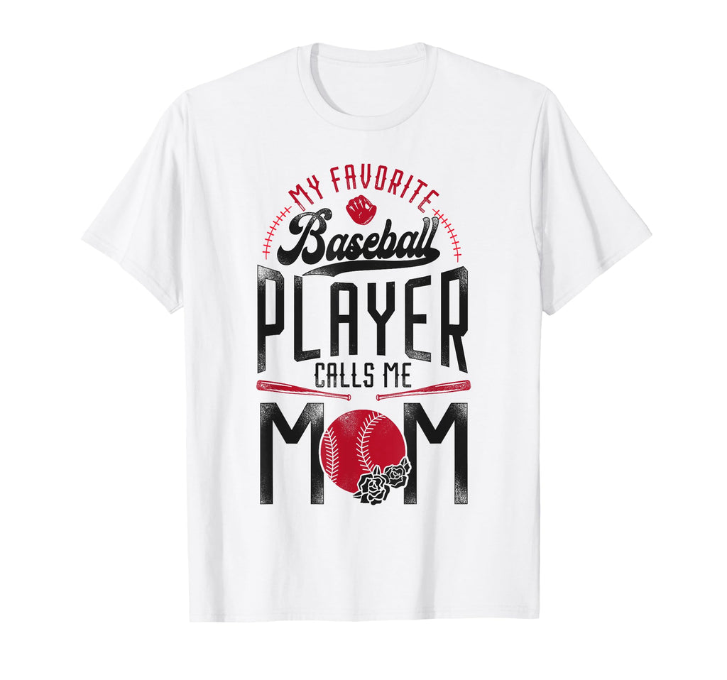 Baseball Fan Mom Mother My T-Shirt - Casual Everyday Wear Men Women - T-Shirt, Sweatshirt, Hoodie