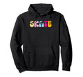 Skate Funny Roller Skating Rollerskate Hoodie - Trendy Graphic Unisex - T-Shirt, Sweatshirt, Hoodie