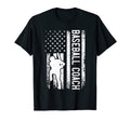 Baseball Coach American Flag Funny T-Shirt - Trendy Graphic for Adults - T-Shirt, Sweatshirt, Hoodie
