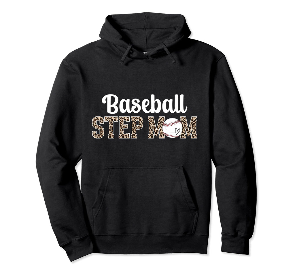 Baseball Step Mom Baseball Player Hoodie - Aesthetic Graphic Men Women - T-Shirt, Sweatshirt, Hoodie