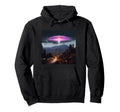 Alien Abduction Alien Vaporwave Ufo Hoodie - Trendy Graphic Men Women - T-Shirt, Sweatshirt, Hoodie