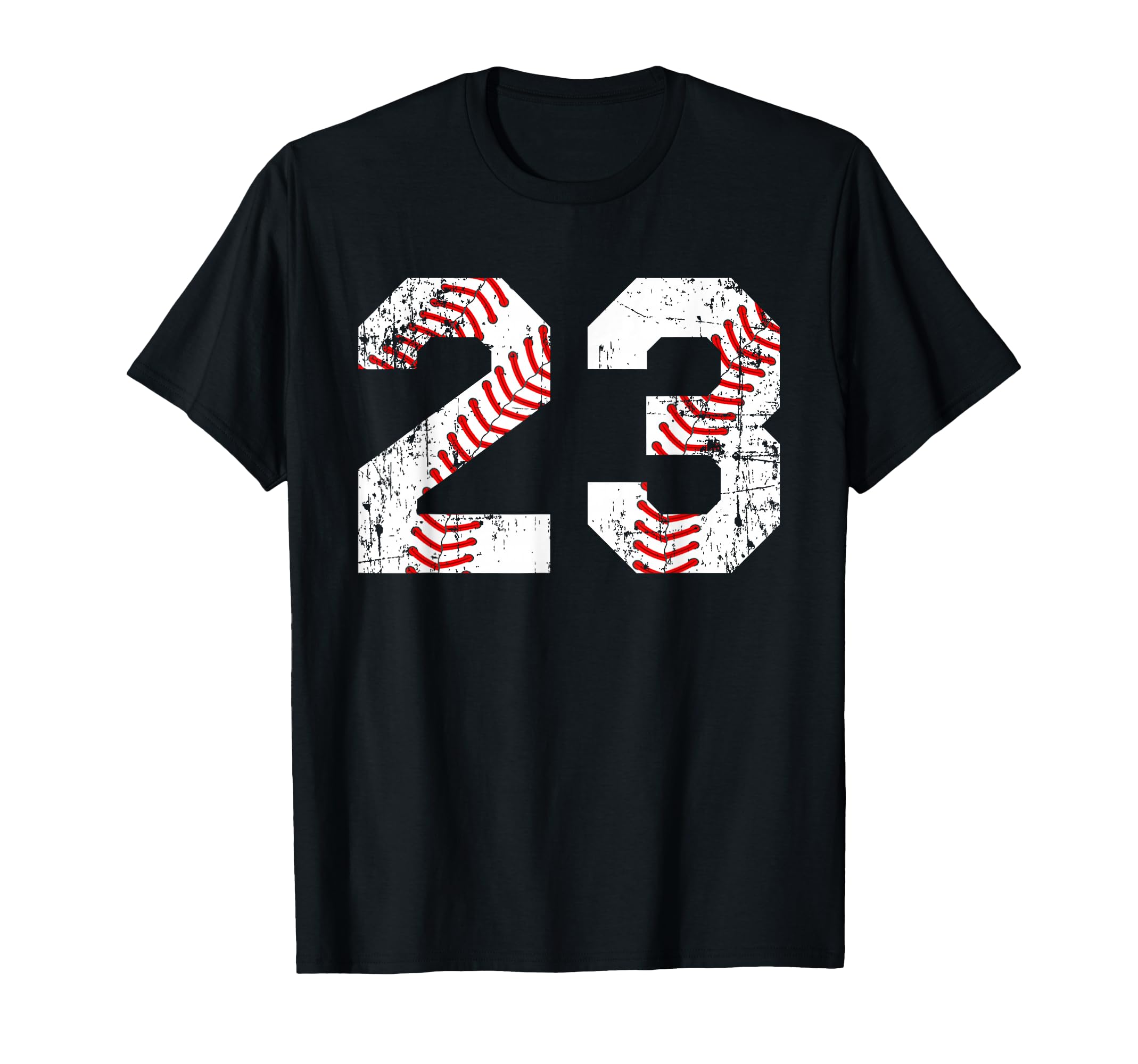 Baseball 23 Jersey Number T-Shirt - Novelty Apparel Unisex - T-Shirt, Sweatshirt, Hoodie