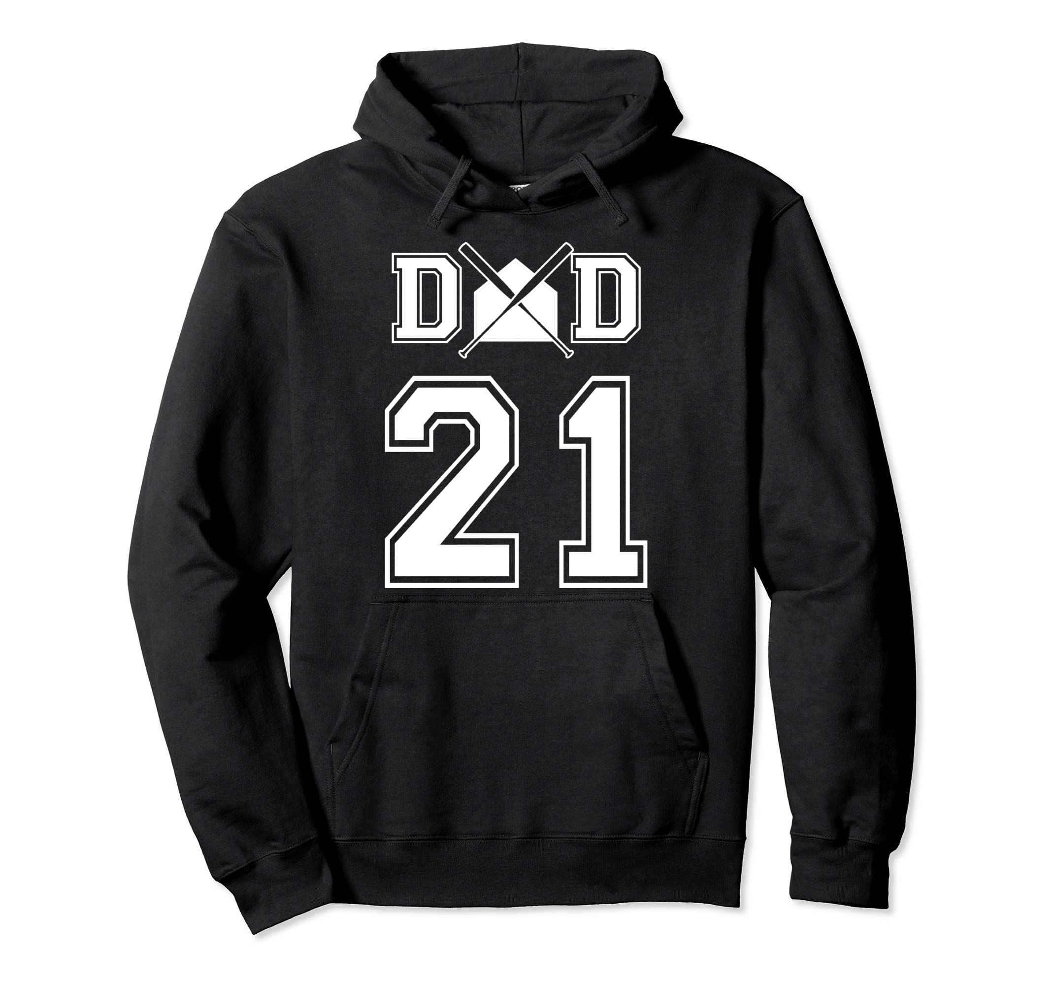 Number 21 Players Biggest Fan Baseball Or Hoodie - Minimalist Print Unisex - T-Shirt, Sweatshirt, Hoodie