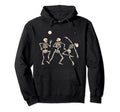 Gothic Skeletons Alternative Aesthetic Hoodie - Minimalist Print Men Women - T-Shirt, Sweatshirt, Hoodie