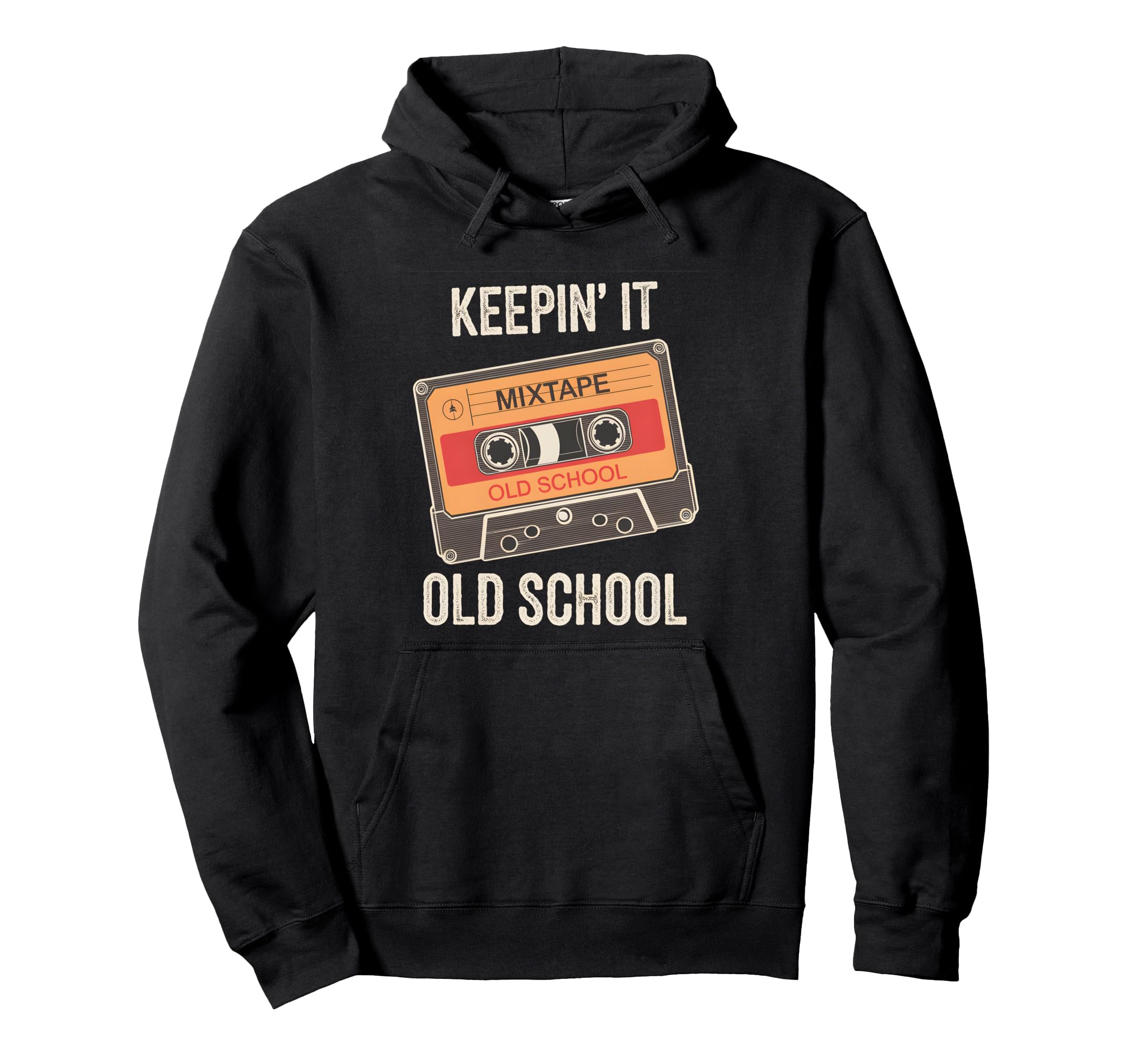 Old School Hip Hop 80S 90S Cassette Hoodie - Novelty Apparel Men Women - T-Shirt, Sweatshirt, Hoodie
