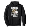 Daddy Birthday Baseball Dad Leopard Heart Hoodie - Unique Graphic Unisex - T-Shirt, Sweatshirt, Hoodie