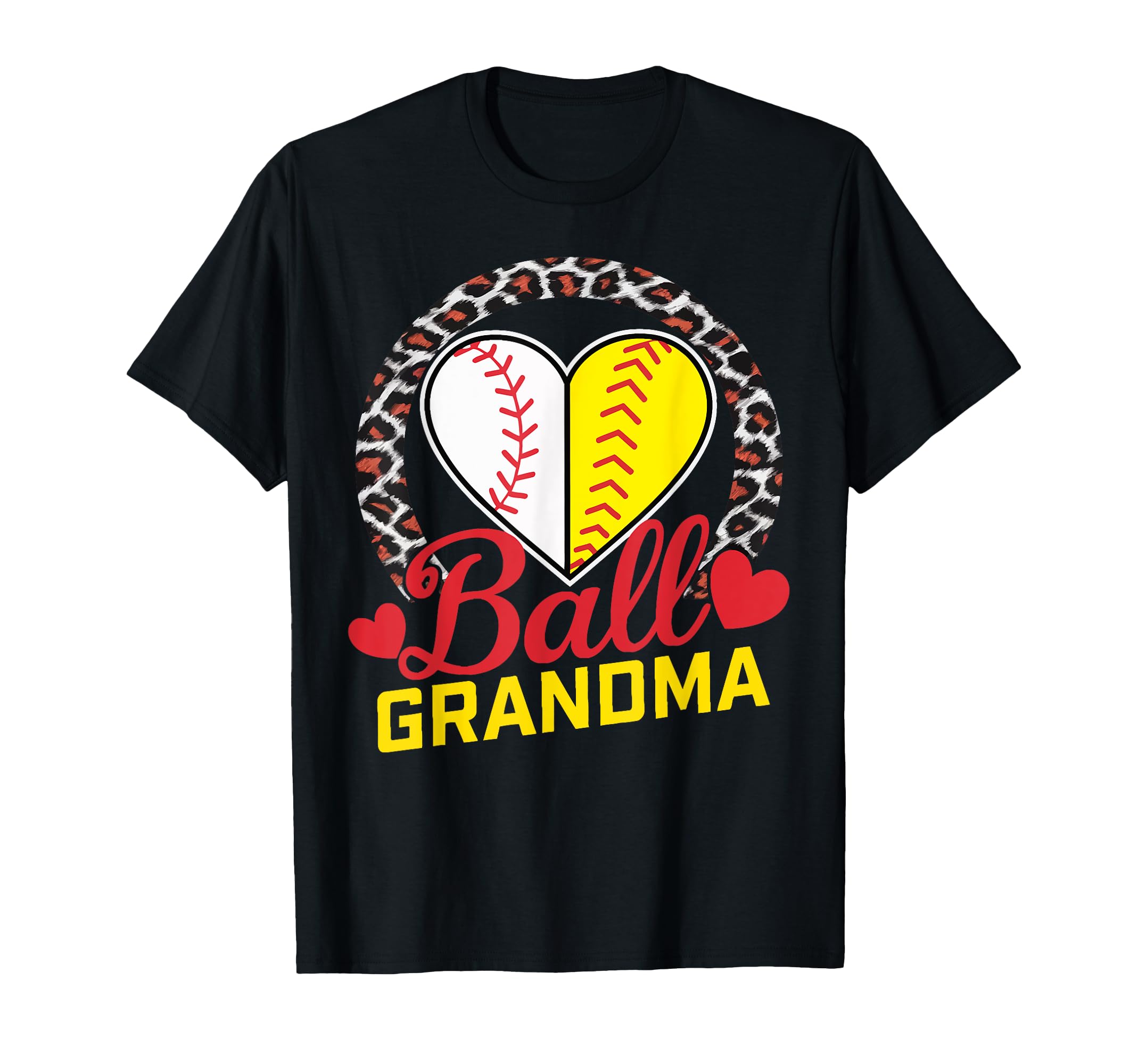 Baseball Grandma Grandmother Granny T-Shirt - Graphic Print for Adults - T-Shirt, Sweatshirt, Hoodie