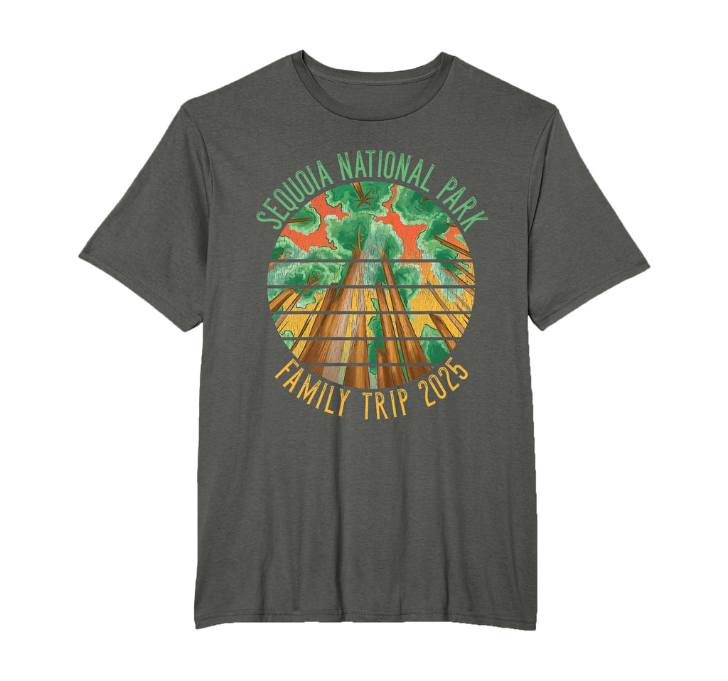 Sequoia National Park Family Vacation Trees T-Shirt - Graphic Print Unisex - T-Shirt, Sweatshirt, Hoodie