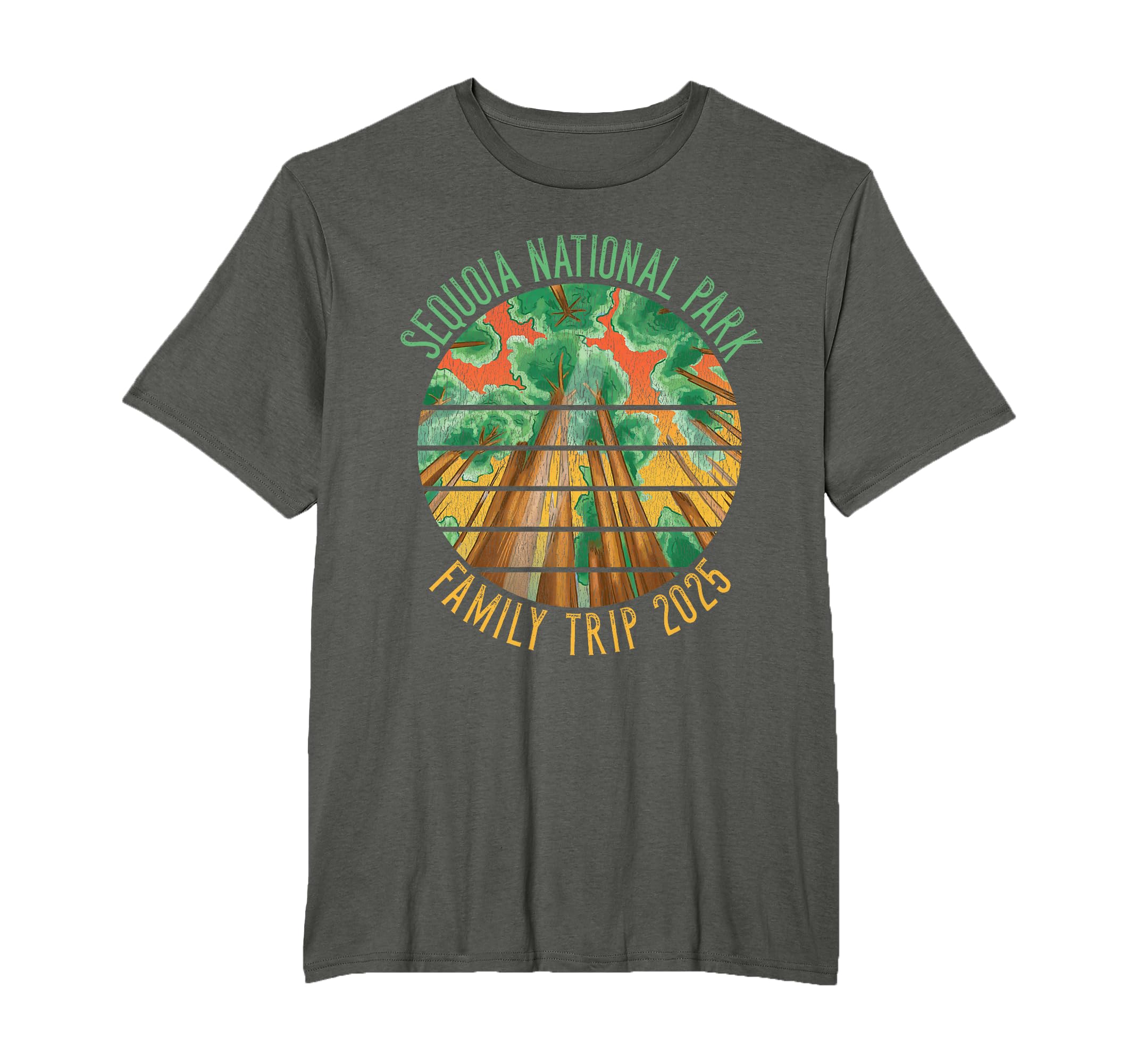 Sequoia National Park Family Vacation Trees T-Shirt - Graphic Print Unisex - T-Shirt, Sweatshirt, Hoodie