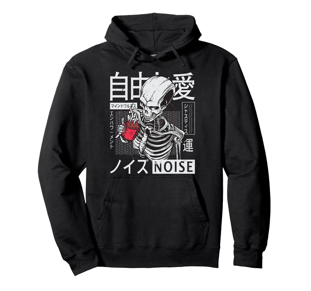 Vaporwave Kawaii Aesthetic Japanese Hoodie - Fun Novelty Design for Adults - T-Shirt, Sweatshirt, Hoodie