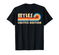 Myles 70S 80S Sunset Stripe T-Shirt - Graphic Print Men Women - T-Shirt, Sweatshirt, Hoodie