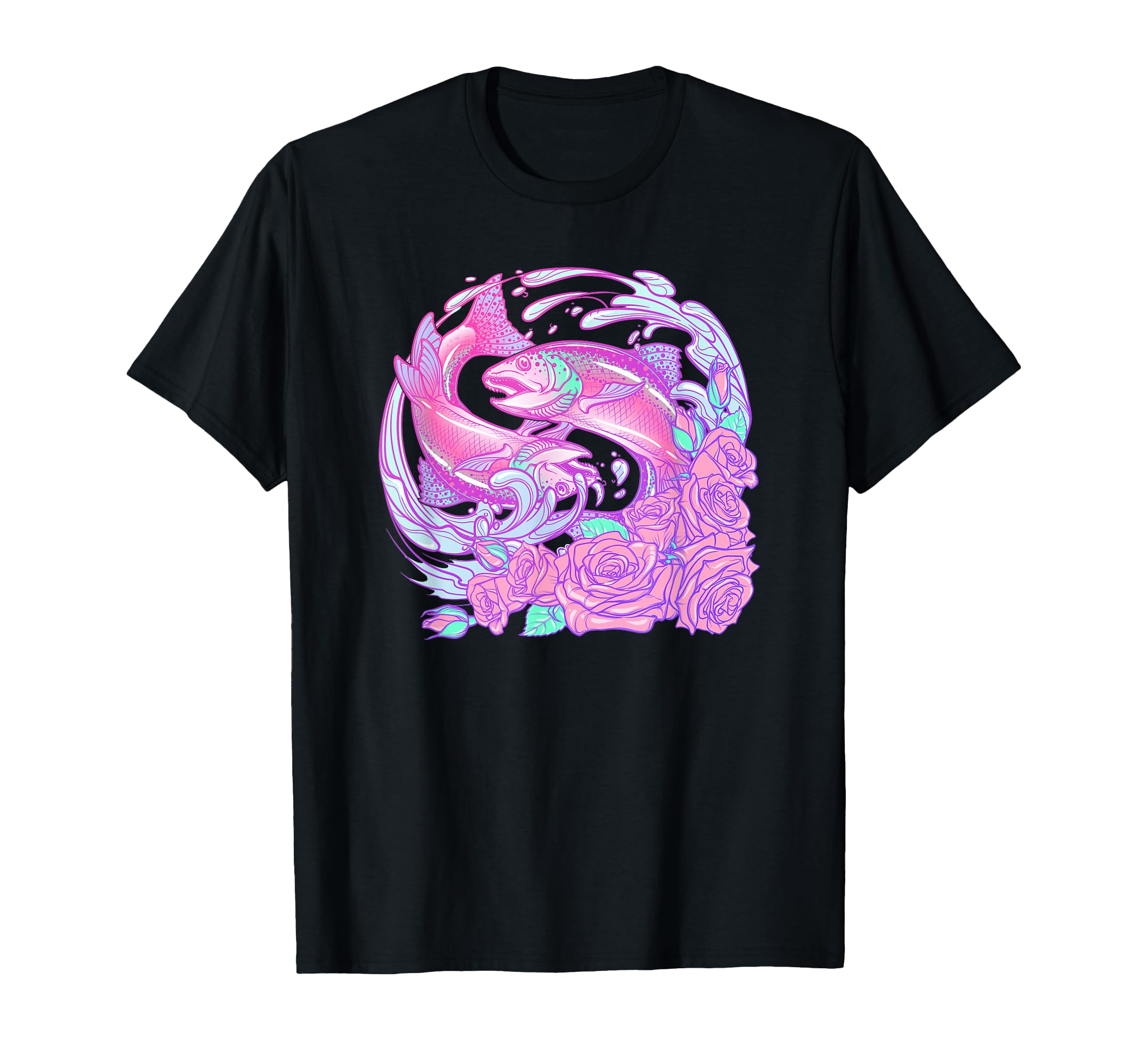 Pastel Goth Salmon Dope Aesthetic T-Shirt - Unique Graphic Men Women - T-Shirt, Sweatshirt, Hoodie