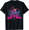 Palm Tree Vaporwave Retrowave Aesthetic Synthwave - Adult & Kids T-Shirts, Sweatshirts & Hoodies apparel design preview 1