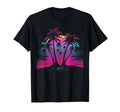 Palm Tree Vaporwave Retrowave T-Shirt - Novelty Apparel Men Women - T-Shirt, Sweatshirt, Hoodie