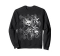 Y2K Grunge Skull Wings 2000S 90S Sweatshirt - Custom Art Print for Adults - T-Shirt, Sweatshirt, Hoodie