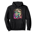 Japanese Vaporwave Futuristic Flower Hoodie - Novelty Apparel Unisex - T-Shirt, Sweatshirt, Hoodie