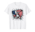 Patriotic Baseball 4Th July Us American T-Shirt - Trendy Graphic Unisex - T-Shirt, Sweatshirt, Hoodie