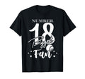 Number 18 Biggest Fan Baseball T-Shirt - Custom Art Print Men Women - T-Shirt, Sweatshirt, Hoodie
