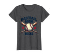 Baseball Mom Rocks Proud Sports Mom T-Shirt - Fun Novelty Design Men Women - T-Shirt, Sweatshirt, Hoodie