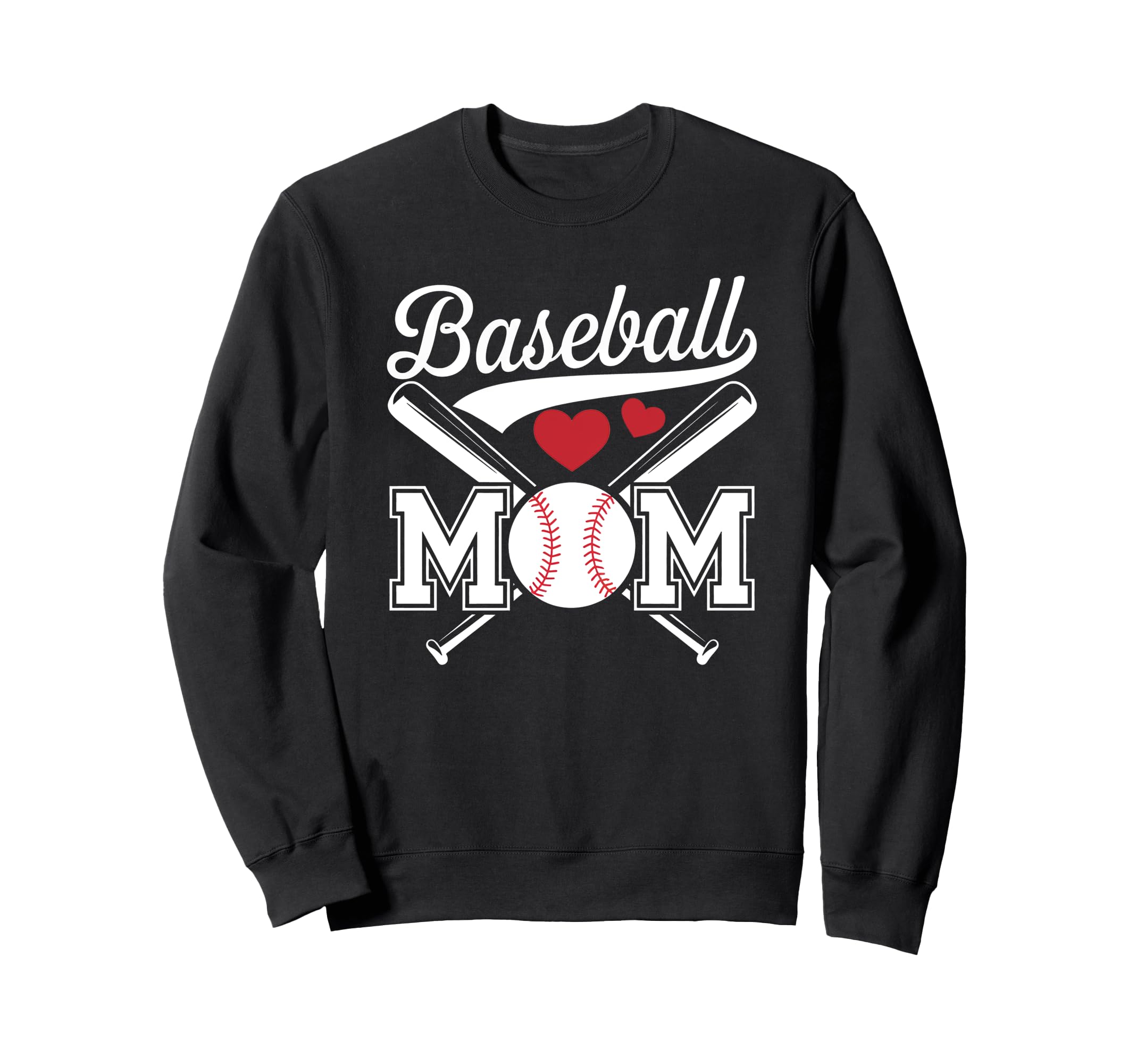Baseball Mom Sweatshirt - Unique Graphic Unisex - T-Shirt, Sweatshirt, Hoodie