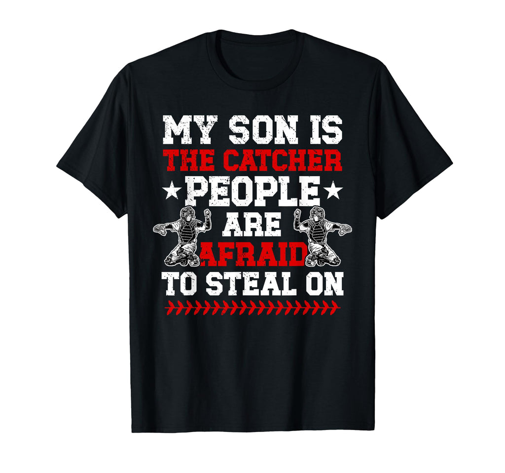 My Son Is Baseball Catcher Mom T-Shirt - Aesthetic Graphic Men Women - T-Shirt, Sweatshirt, Hoodie