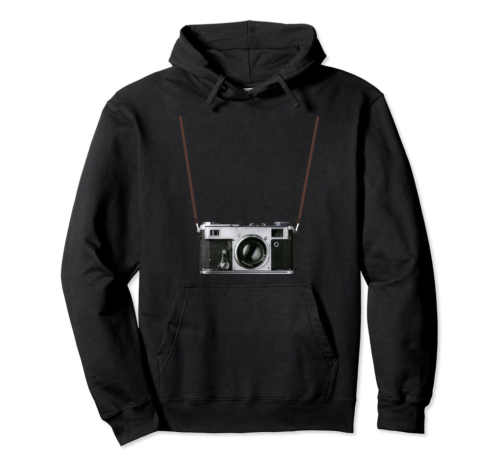 Camera Neck Strap Funny Novelty Hoodie - Streetwear Style for Adults - T-Shirt, Sweatshirt, Hoodie