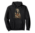 Mary Jesus Distressed 90S Goth Grunge Hoodie - Streetwear Style Unisex - T-Shirt, Sweatshirt, Hoodie