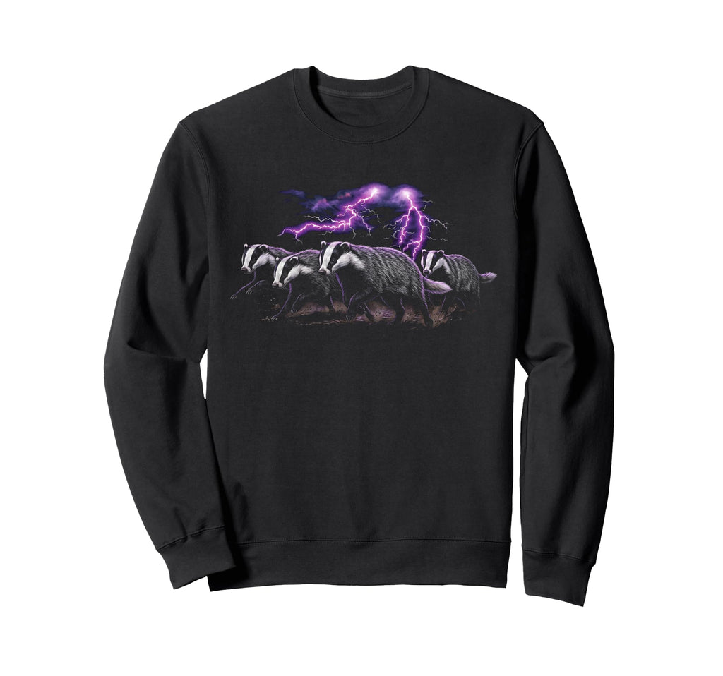 Badger 90S Funny Badger Lover 80S Sweatshirt - Novelty Apparel for Adults - T-Shirt, Sweatshirt, Hoodie