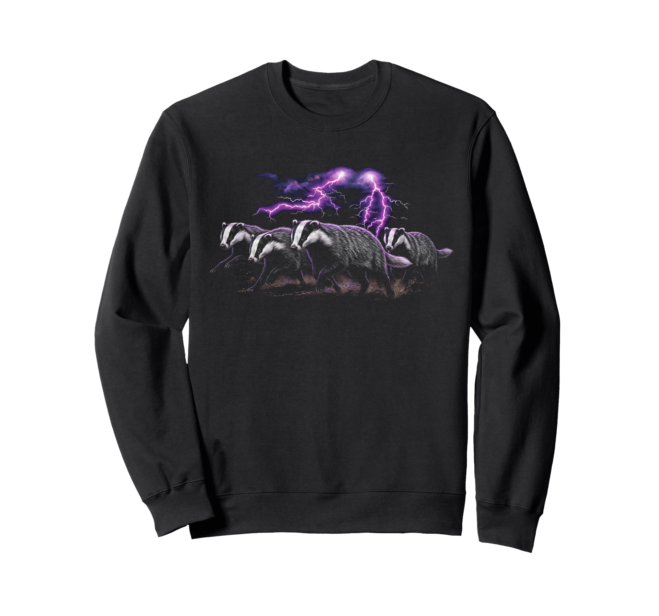 Badger 90S Funny Badger Lover 80S Sweatshirt - Novelty Apparel for Adults - T-Shirt, Sweatshirt, Hoodie